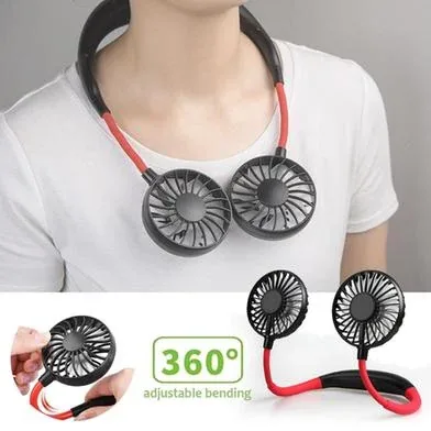 Portable USB Rechargeable Neck Fan - Rokomari product